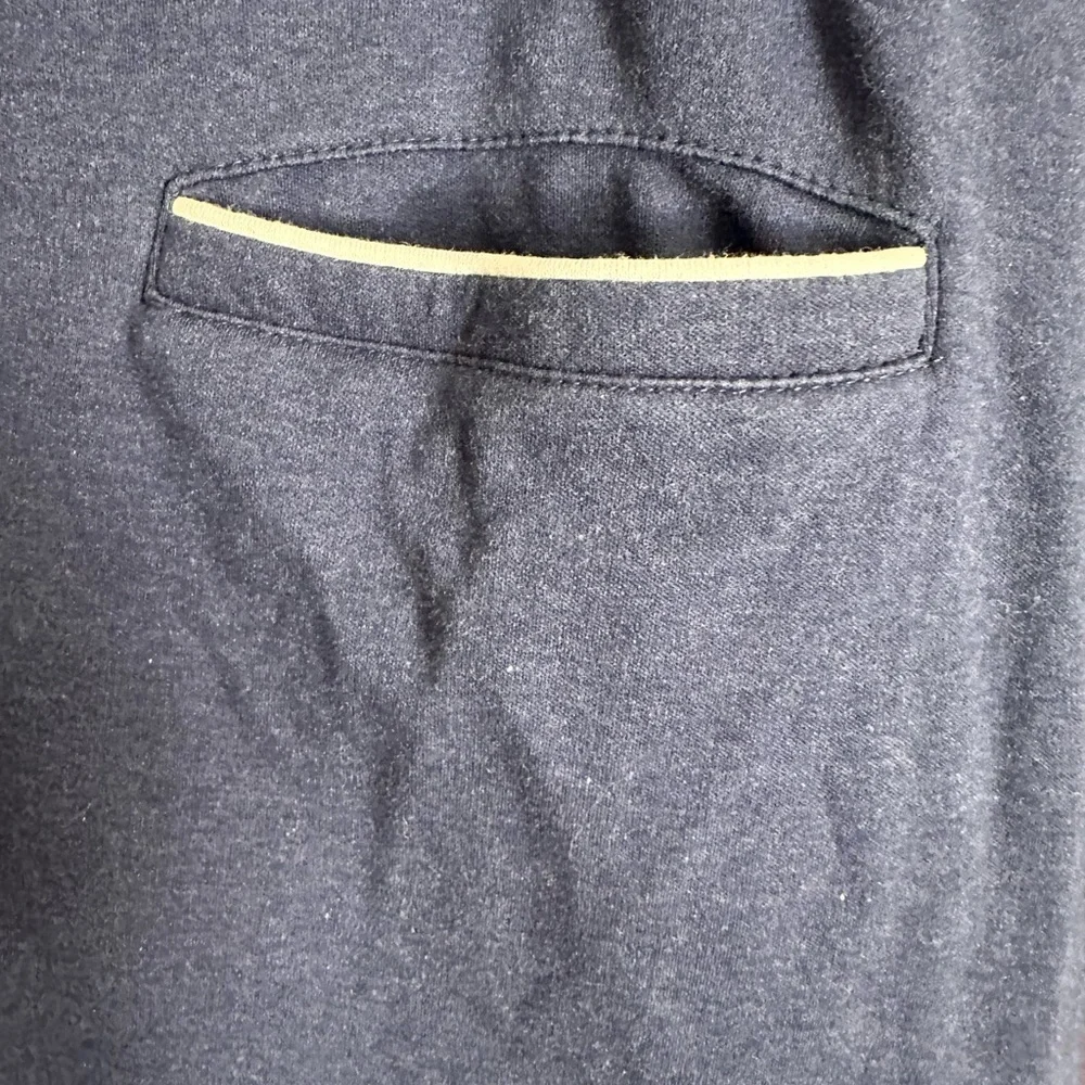 Banana Republic Polo Shirt with Blue w/ white piping. Luxe Touch slim  Large